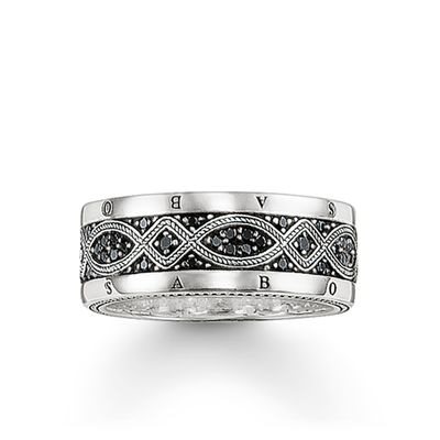 Ring Thomas Sabo Man Sterling Silver Rebel At Heart in Silver TR2006-051-11-60-20 - TR2006-051-11-60-20